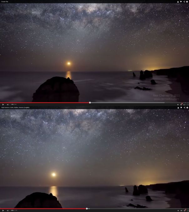 Footage by Alex Cherney of the Twelve Apostles, an Australian landmark, was used in the EOT video without permission (Screengrabs) 